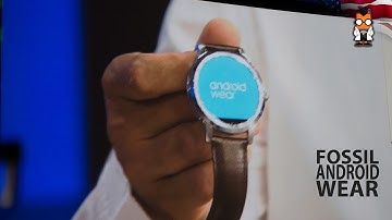 Fossil Android Wear Smartwatch Preview at IDF 2015