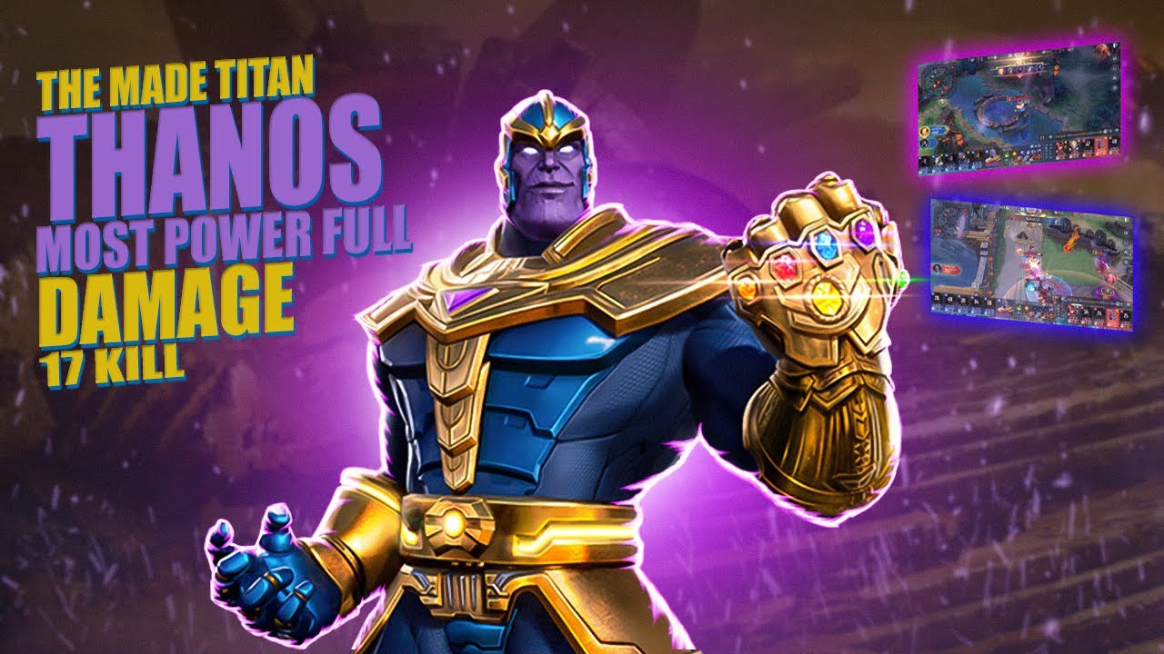 Marvel super war Instant kill, Thanos snap. Penta K.O. 17 kill