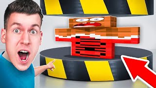 😱 ГИДРАВЛИЧЕСКИЙ ПРЕСС vs ЛЁНЯ в Майнкрафт ! ЧТО БУДЕТ ?! ВЛАДУС