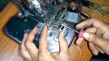overlock machine ka dab baith nahi raha | interlock machine dab fiting nahi horaha |