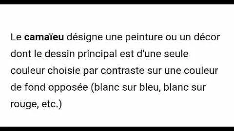 Quelle est la différence entre un camaïeu et un dégradé ?