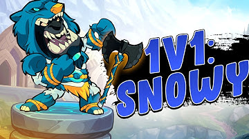 Brawlhalla 1v1: Sparring Snowy