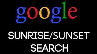 Google [11] - Find Sunrise/Sunset Time Of A City screenshot 4