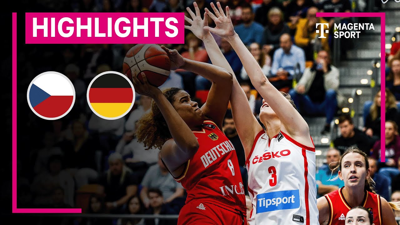 Tschechien - Deutschland Highlights FIBA WOMENS EUROBASKET QUALIFIERS MAGENTA SPORT