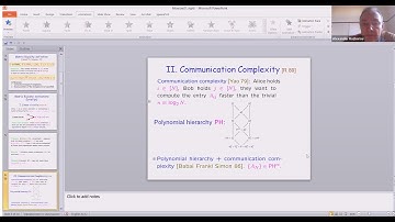 Alexander Razborov, "Matrix rigidity"