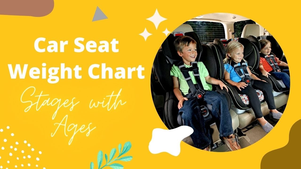 Car Seat Weight Chart Stages With Ages You