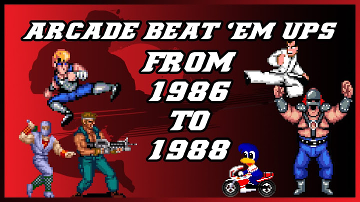 Saturday Morning Arcade - Beat 'em Ups from 1986 to 1988