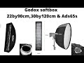 godox softbox modifiers 22 by 90cm ,30 by 120cm bowens mount & Ads65s godox mount(ml60,ad300,ad400)