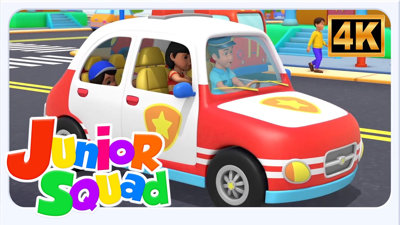 Las Ruedas del coche de policía y más rimas infantiles divertidas para niños