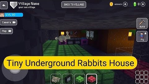 Tiny Underground Rabbits House - Block Craft 3d: Building Simulator Games for Free