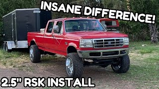 Installing A Reverse Shackle Kit On My OBS Powerstroke.