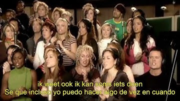 Als Je Iets Kan Doen - Artiesten voor Azië subtitulos en español