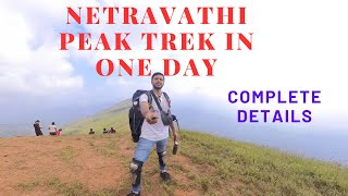 BANGALORE TO NETRAVATHI PEAK TREK IN ONE DAY | 360 VIEW | SOLO BIKE RIDE | COMPLETE DETAILS