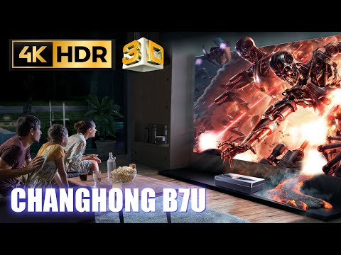 Проектор или Телевизор?! ЛАЗЕРНЫЙ 4K ПРОЕКТОР CHANGHONG B7U ОБЗОР #2