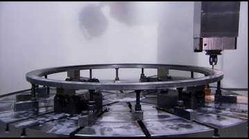 YOU JI - YV 1600 Vertical Turning Centre Cutting Video