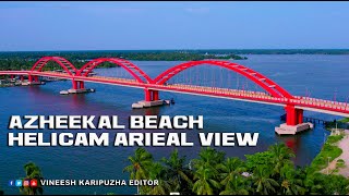 Azheekal Beach HeliCam Arieal View | Natural Beauty of Kerala | Kollam Kerala India