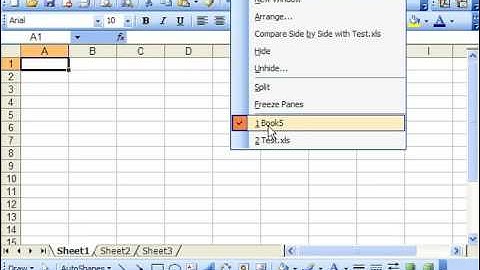 Excel 2003 Tutorial Managing Multiple Woorkbooks Microsoft Training Lesson 2.12