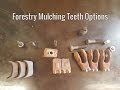 Forestry Mulching Teeth Options