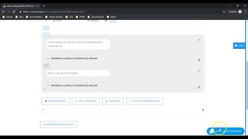 Construyendo un bot con SAP Conversational AI - continuación (1/2)