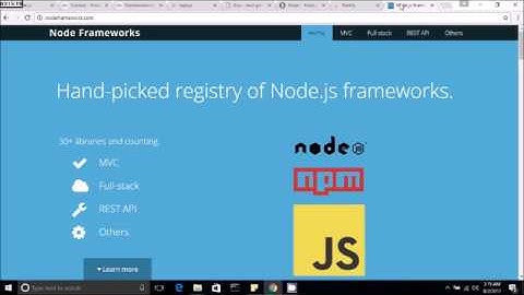 Top 5 Node JS Frameworks