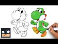 How to Draw Yoshi | Super Mario