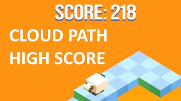 CLOUD PATH High Score 218 (Ketchapp) | What is yours? Beat the Highscore! | iOS Gameplay