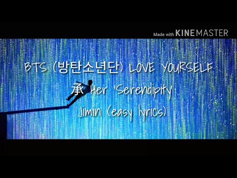 BTS JIMIN - 'Serendipity' (EASY LYRICS)