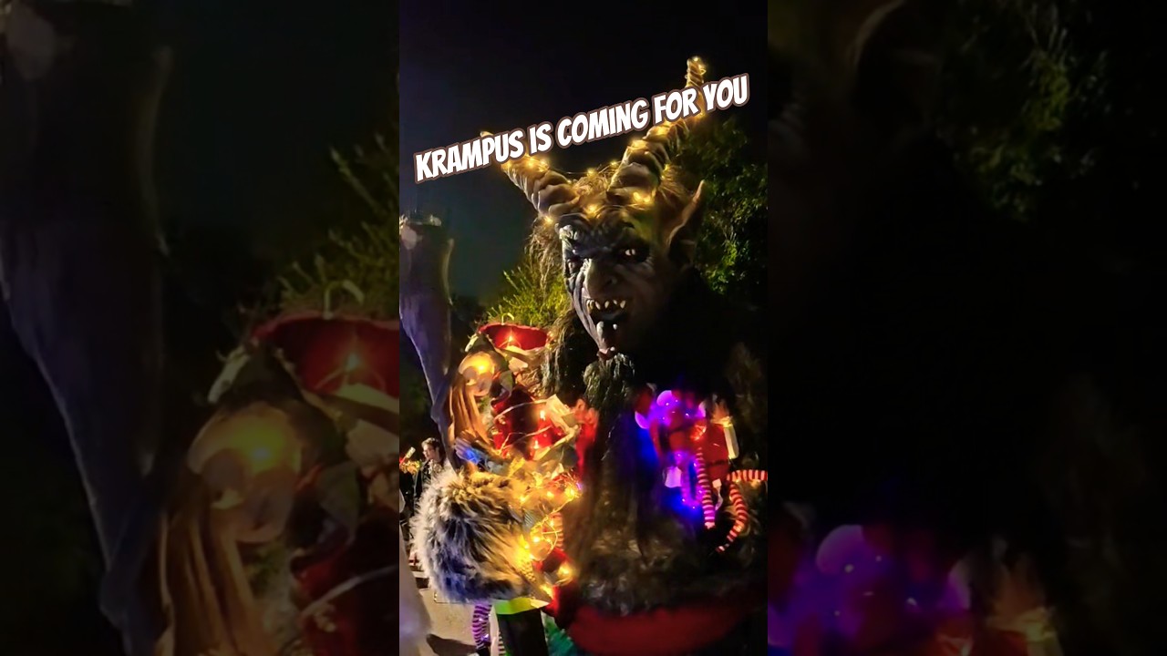 Krampus takes over Downtown San Antonio, TX