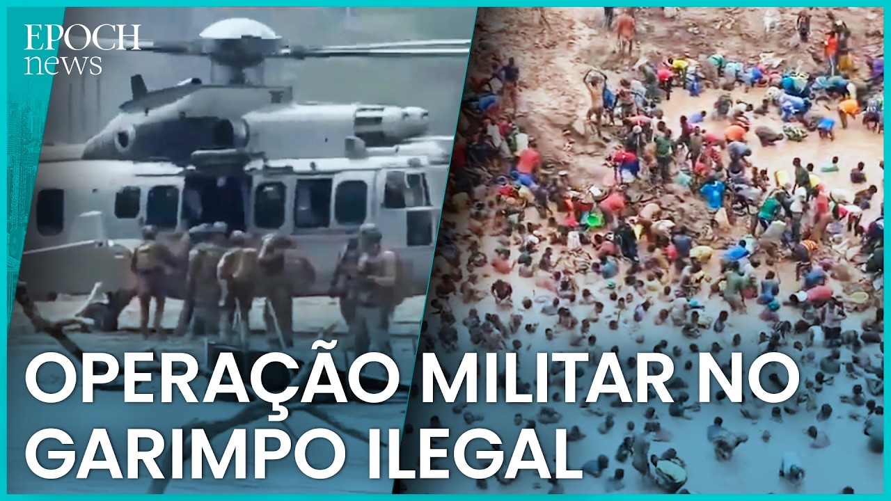 Venezuela: Forças armadas iniciam operação militar para conter facções criminosas em polo de garimpo