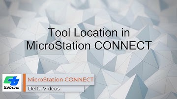 How to Locate your Favorite Tools in MicroStation CONNECT Edition