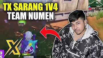 TX SARANG 1v4 Mumen 😳Team Xspark Domination