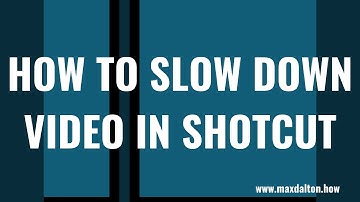 How to Slow Down Video in Shotcut