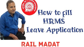 HRMS Leave Application How to fill (Practical)