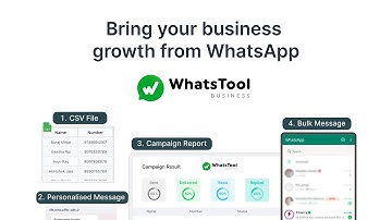WhatsTool Business product details - How to use WhatsApp Business api with WhatsTool Business?