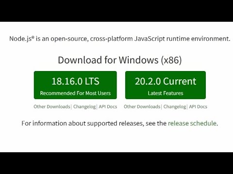 How to Download & Install NODE.JS on Windows 7 32-Bit (x86) & Test "Hello World" Program