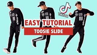 How To Toosie Slide Easy Tutorial Tik Tok Dance
