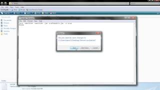 How To Create A Run Batch File For a Bukkit Server