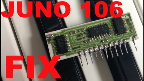 Juno 106 Voice Chip Repair