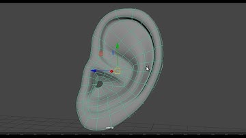 ear modeling in maya part 1 #3dtutorial #video #3dmodeling