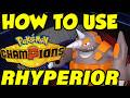 HOW TO USE RHYPERIOR IN POKEMON CHAMPIONS! Rhyperior Moveset Guide | Best Rhyperior Builds