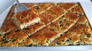 KAHVALTIYA VEYA ÇAY SAATİNE HEM DOYURUCU HEM ÇOK LEZZETLİ 😋ISPANAKLI ÇÖREK TARİFİ