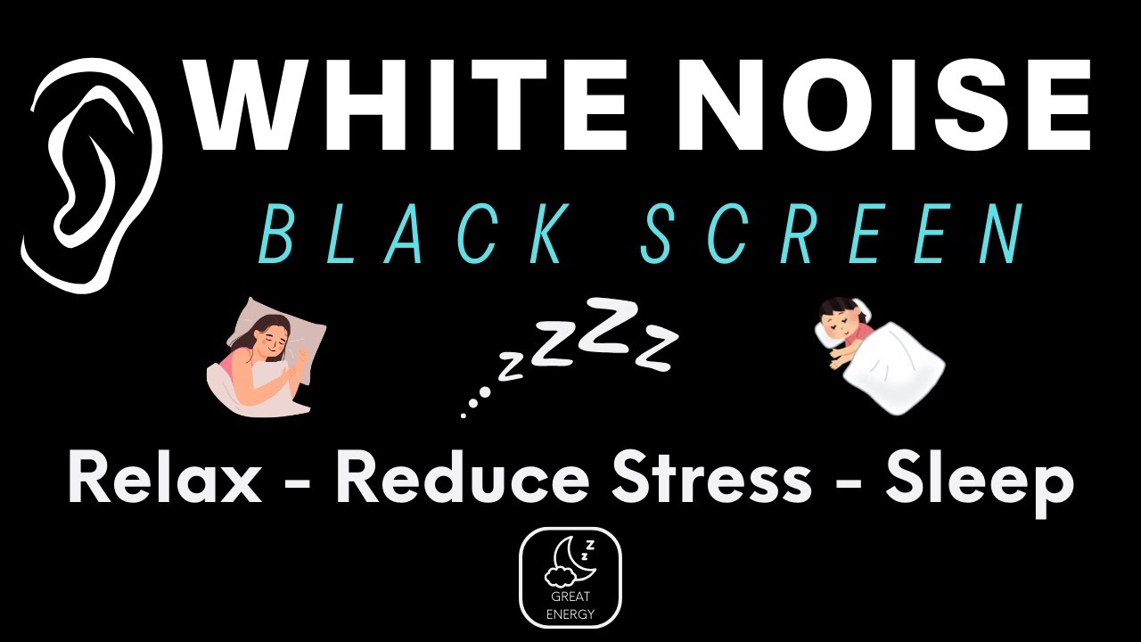 3 Hours WHITE Noise - Black Screen | Stimulate Fast and Deep Sleep, Say ...