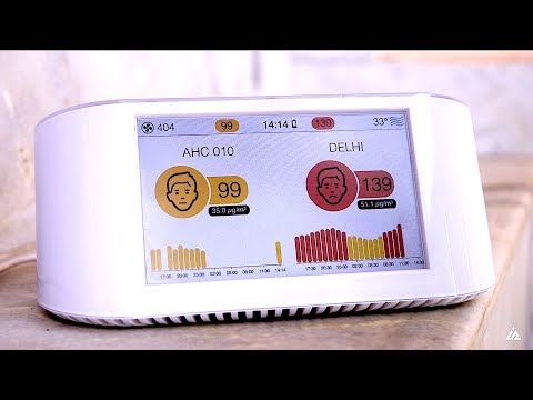 Atlanta Healthcare AirVisual Node review with unboxing