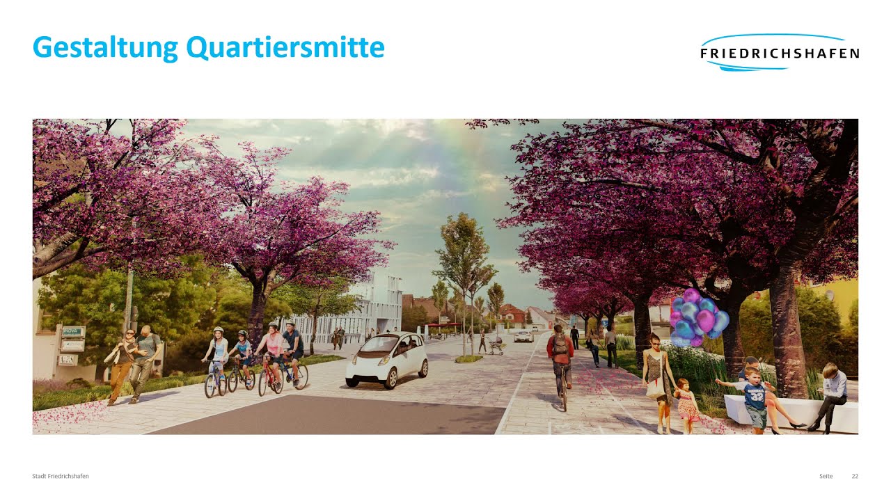 Umgestaltung Meersburger und Zeppelinstraße: Entwurf 3