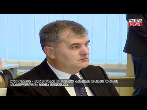 ლარიზაცია - მთავრობამ ეროვნულ ბანკთან ერთად ლარის სტაბილურობის გეგმა შეიმუშავა