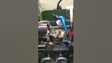 Setting the lathe compound to 15,0°