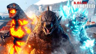 GODZILLA DO MAIS FRACO AO MAIS FORTE! EVOLUÇÃO DO GODZILLA!! | ROBLOX Kaiju Alpha