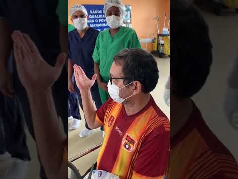 Paciente recuperado da Covid 19 no Maranhão