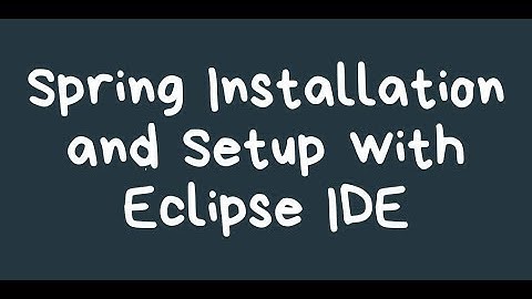 1. Spring | installation and setup with | eclipse | IDE | MAVEN Project