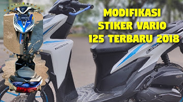 Kisah terbaik modifikasi vario 125 warna putih biru, tips, kisaran